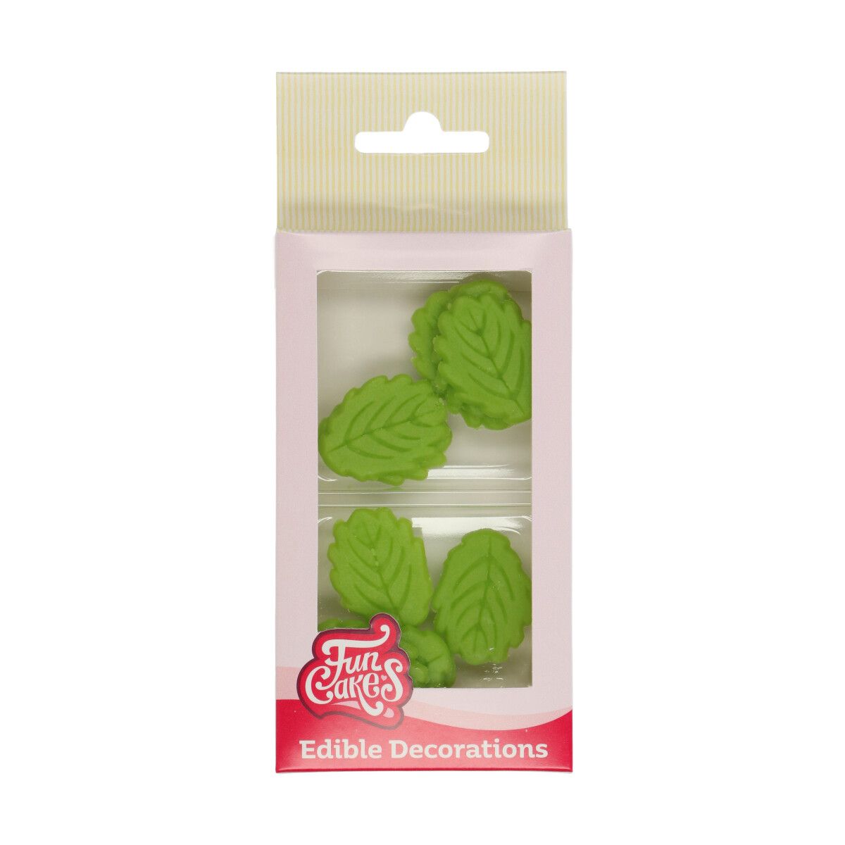 Kakepynt Blader 12 stk Marsipan, 2x3 cm