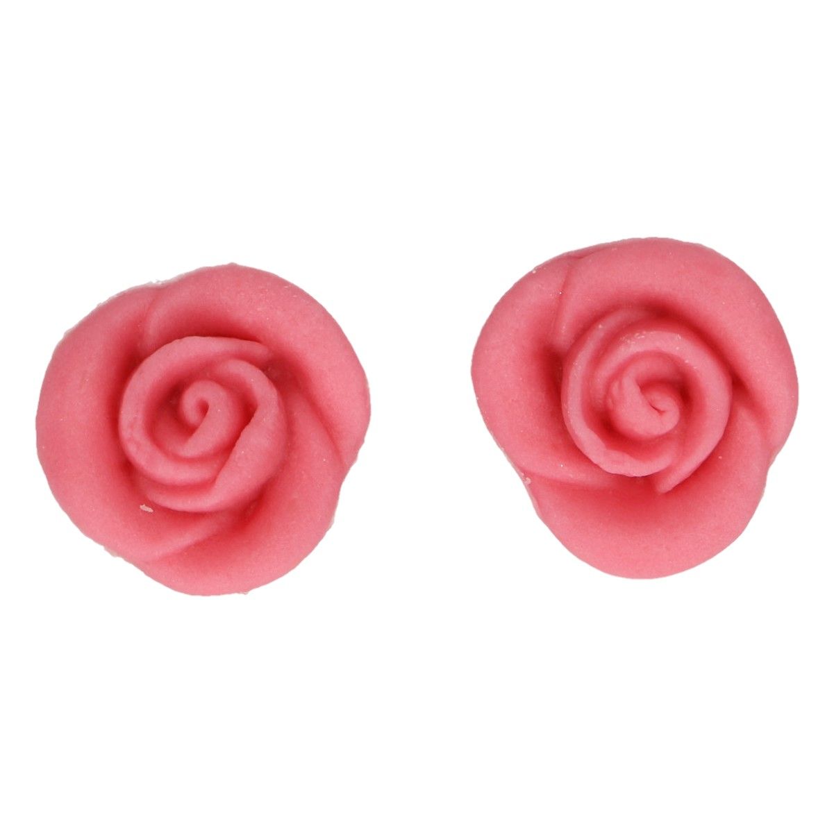 Kakepynt Roser Rosa 6 stk Marsipan, 2,5cm 3