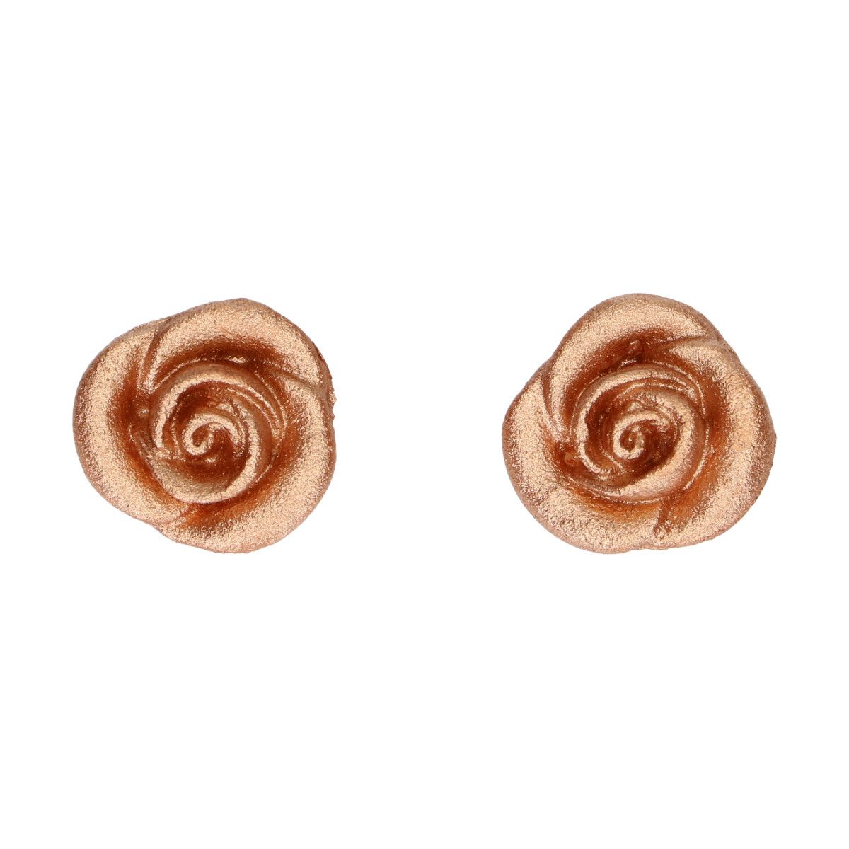 Kakepynt Roser Kobber 6 stk Marsipan, 2,5cm 2