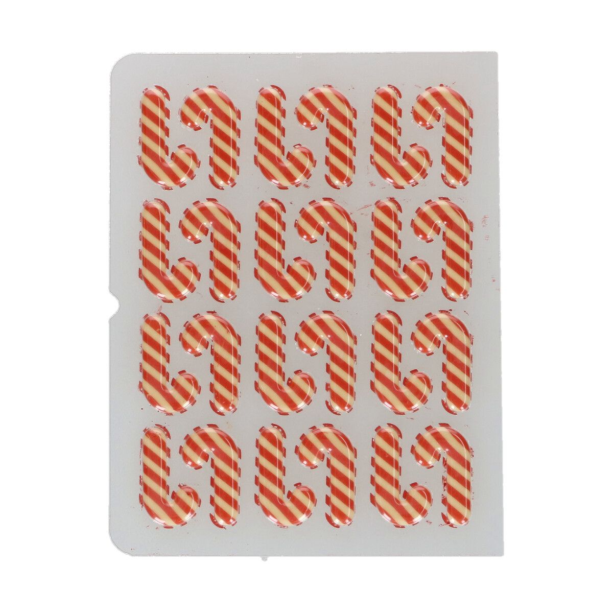 Kakepynt Sjokolade Candy Cane 24 stk 2