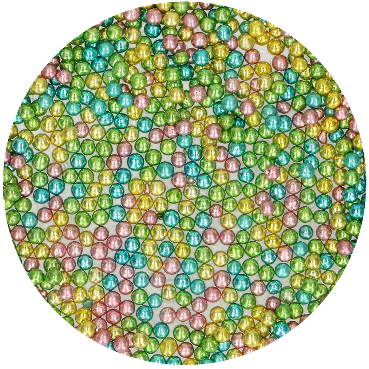 Kakestrø Sukkerperler Metallic Harlequin 80g FC