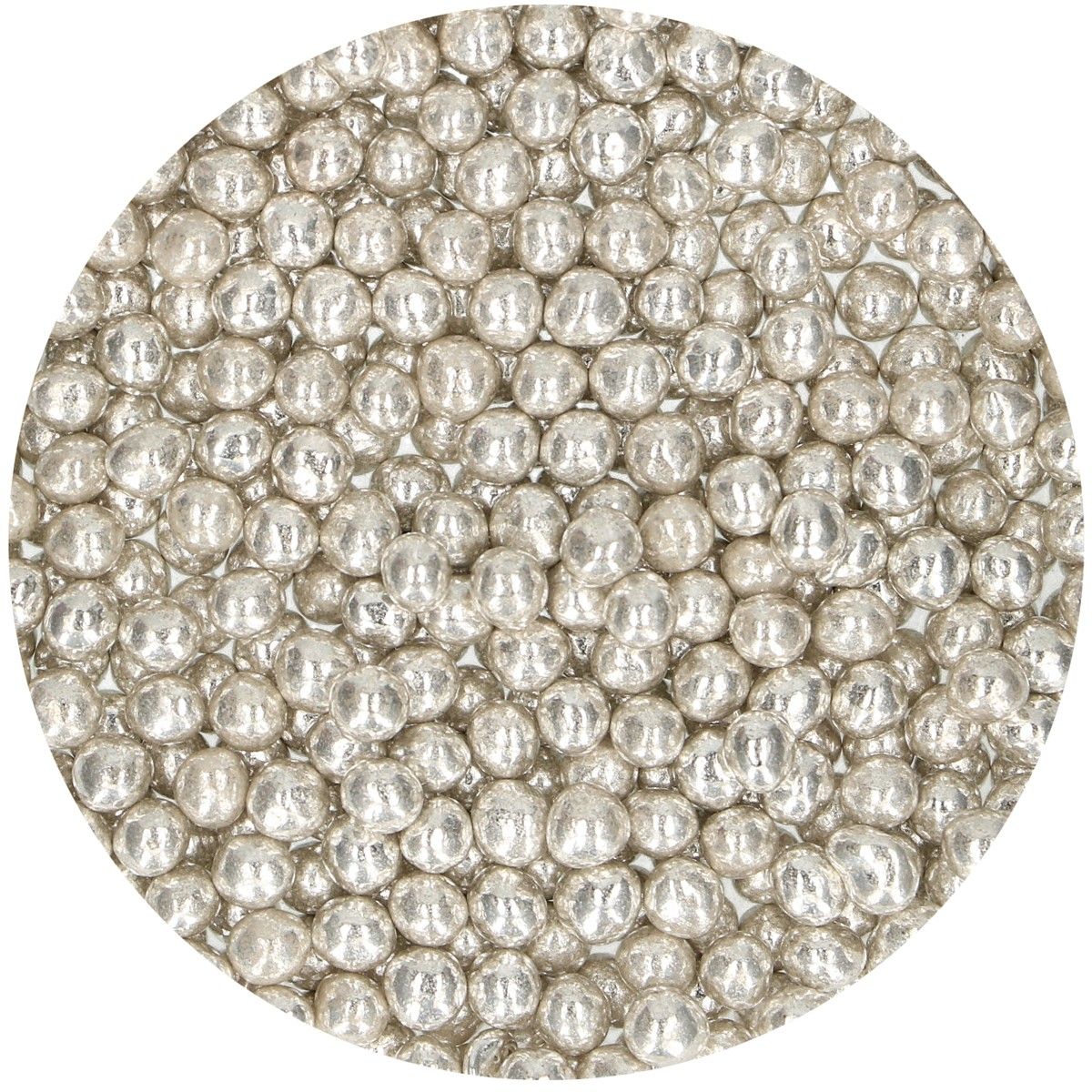 Kakestrø Soft Perler Sølv Metallic, 55g