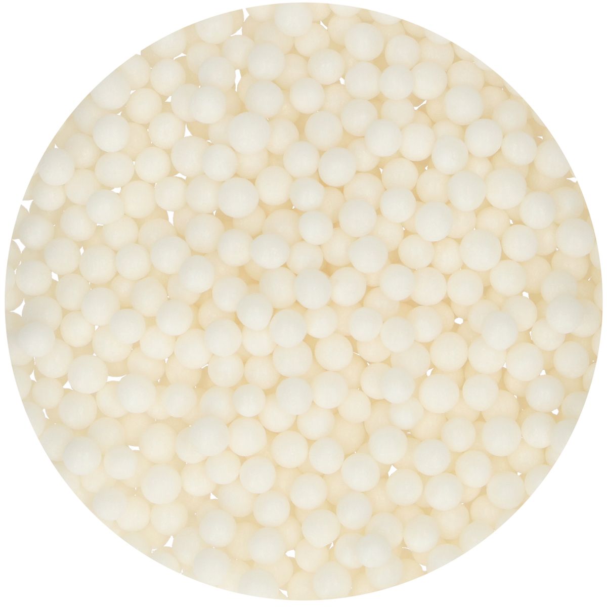 Kakestrø Soft perler Hvite 60g