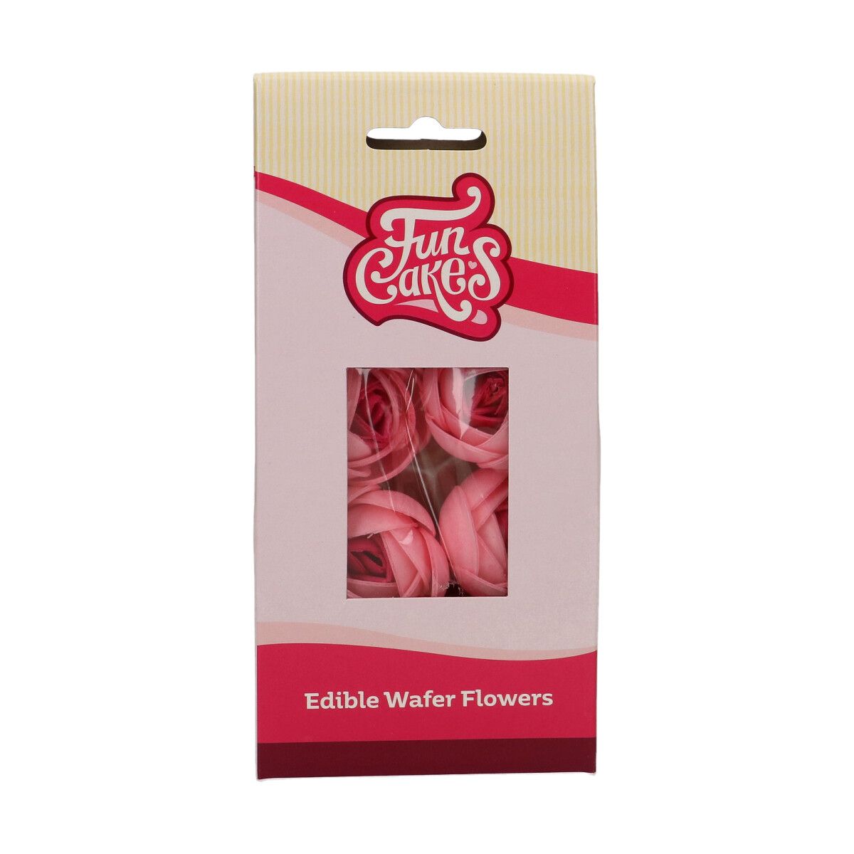 FunCakes Spiselige Blomster Wafer Rose 6pk 2