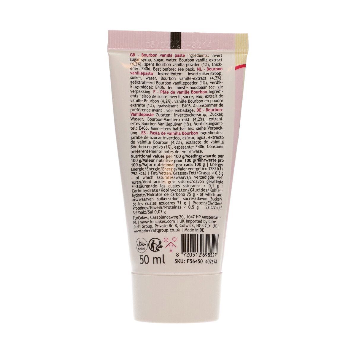 Funcakes Smakstilsetning Vaniljepaste 50ml 2