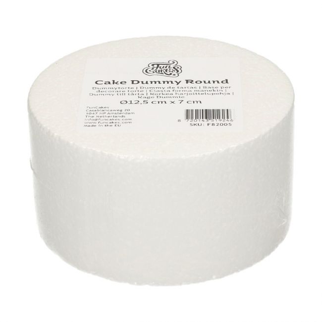 Kakedummy Rund Ø 12,5cm x H 7cm FC