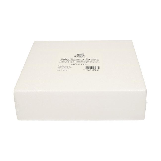 Kakedummy Kvadrat 25 x 25cm, H 7cm