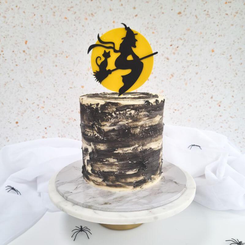 Kaketopper Witch and Moon acryl, Ø13cm 2