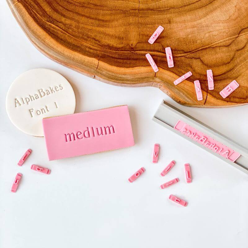 Alfabet Font 1 Medium Lowercase