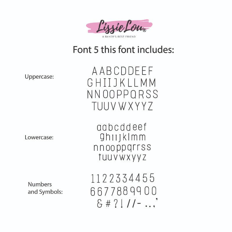 Alfabet Font 5 Medium Lowercase 3