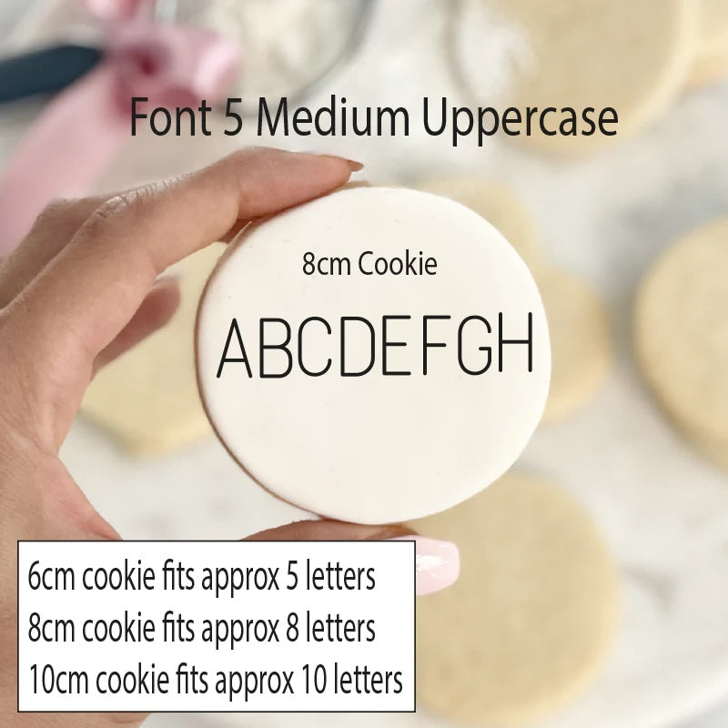 Alfabet Font 5 Medium Uppercase 2