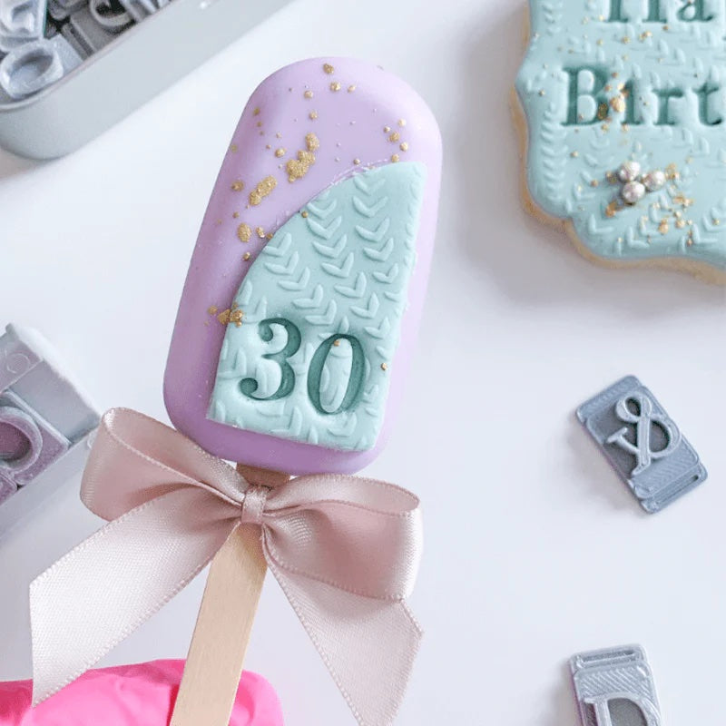 Tall og symboler Font 6 Large 3