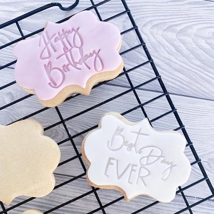 Happy Birthday Cookie Stamp 3