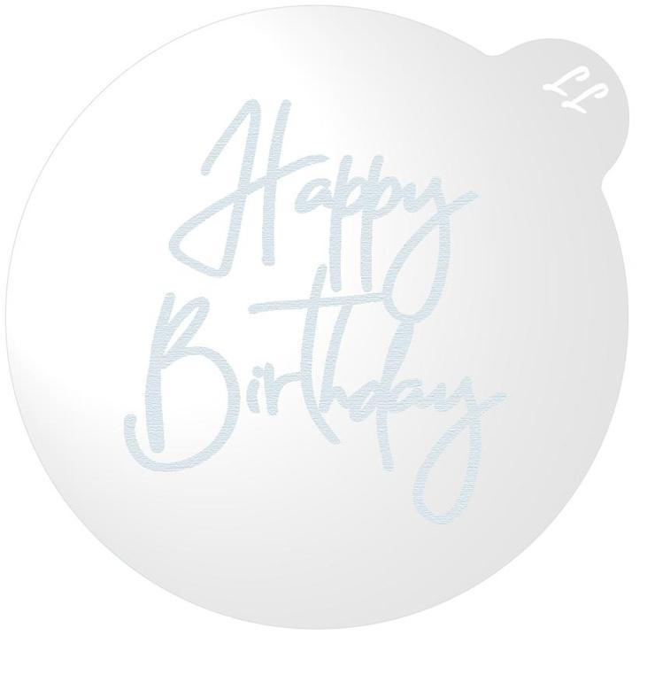 Happy Birthday Cookie Embosser 5