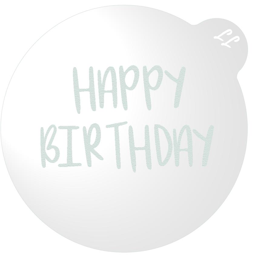 Happy Birthday Sunny Font Cookie Embosser 2