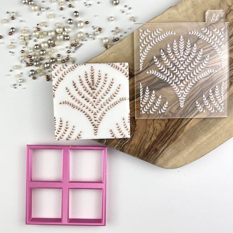 Harvest Style Texture Tile Cookie Embosser