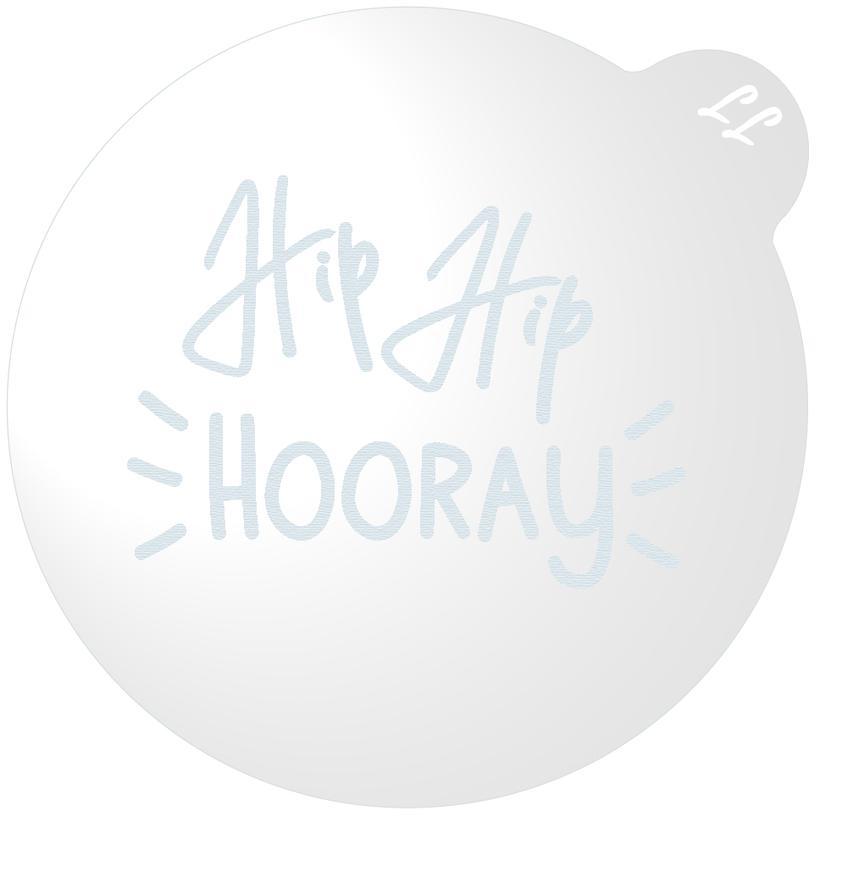 Hip Hip Hooray Cookie Embosser 2