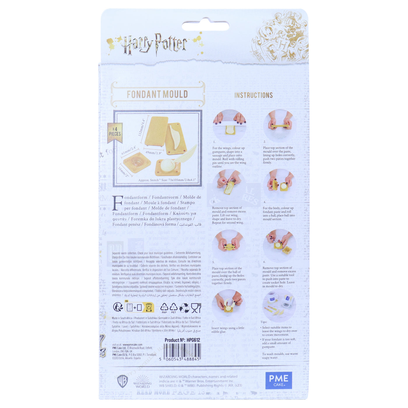 Fondant Mould Harry Potter Gullball 2