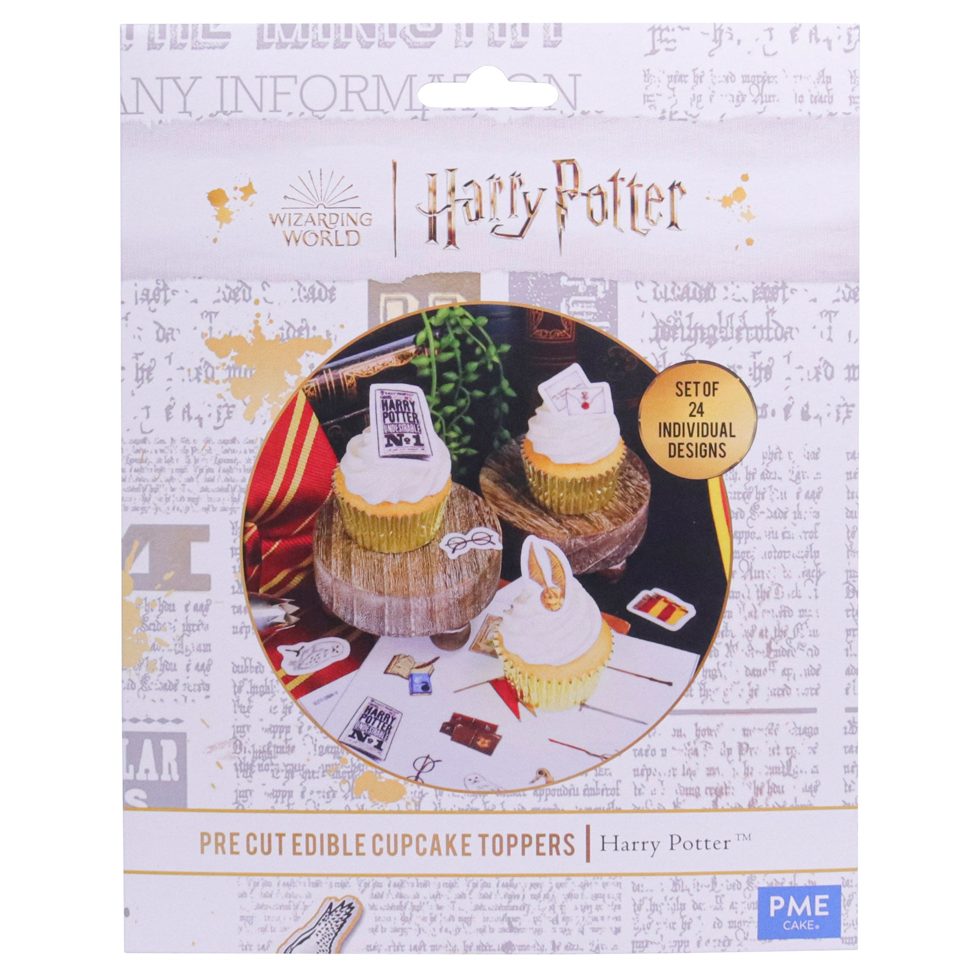 Spiselig Bilde Cupcake Harry Potter, 24 stk