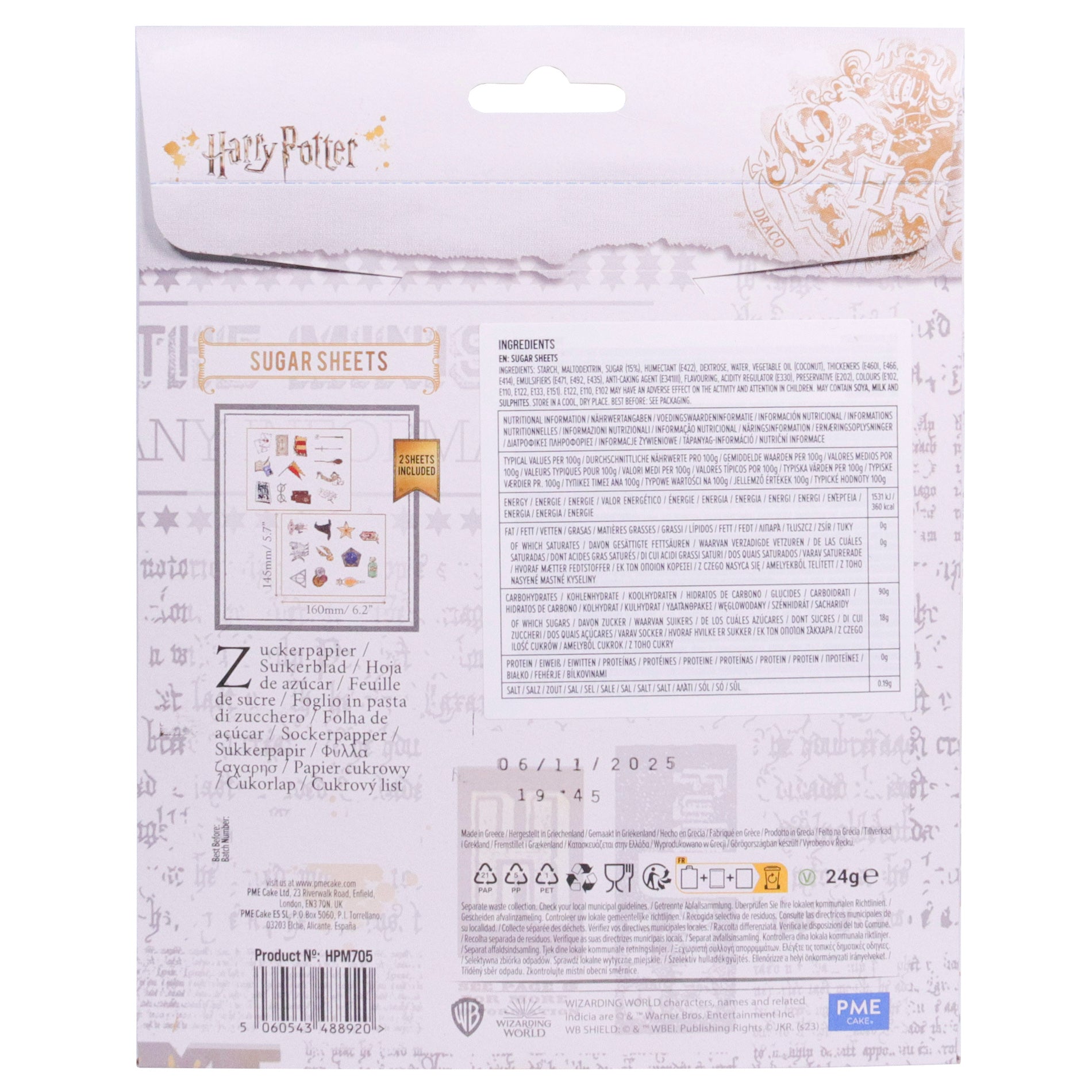 Spiselig Bilde Cupcake Harry Potter, 24 stk 2