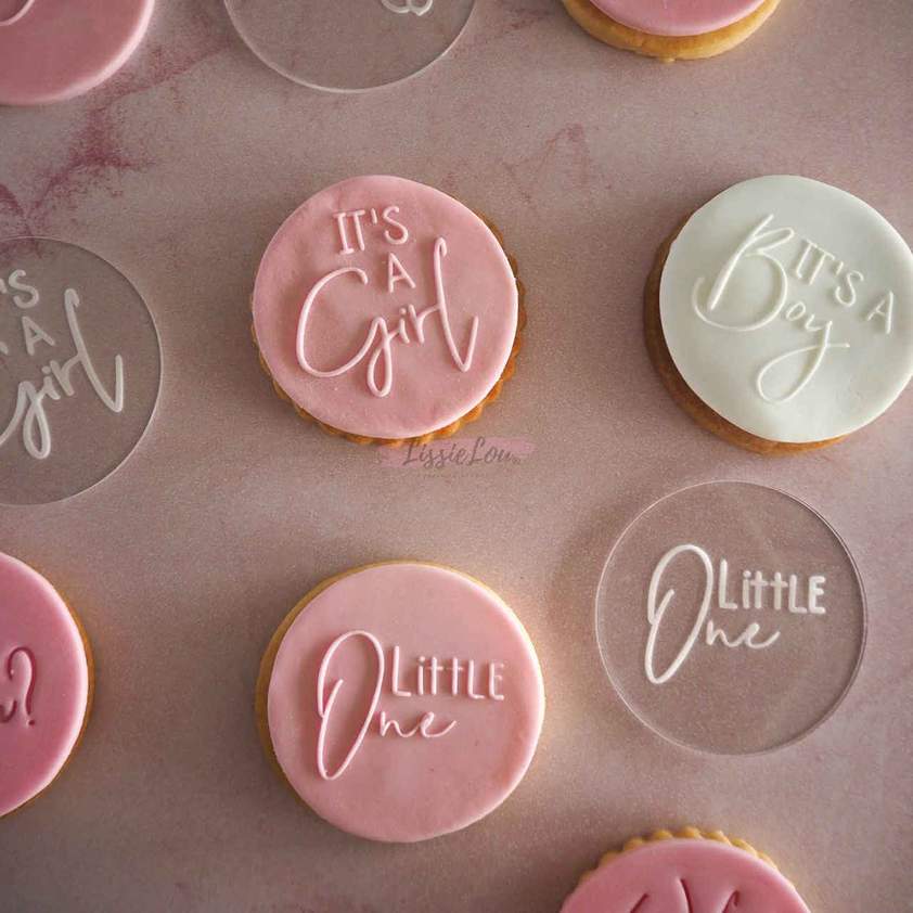 It's a Girl Cookie Embosser 3
