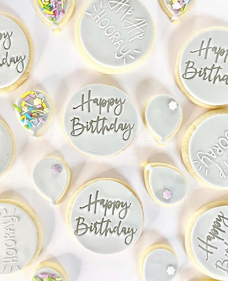 Hip Hip Hooray Cookie Embosser 6