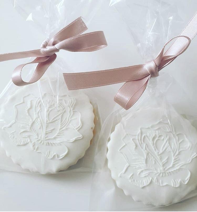 Delicate Rose Flower Cookie Embosser 7
