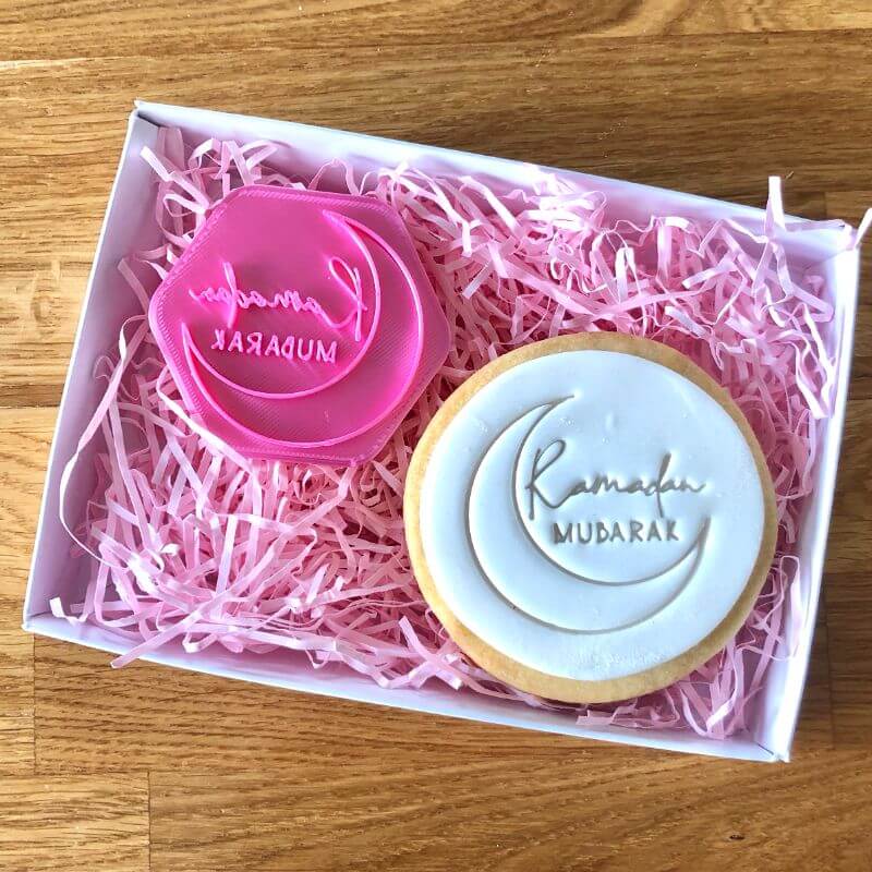 Ramadan Mubarak Moon Decorative Cookie Stamp