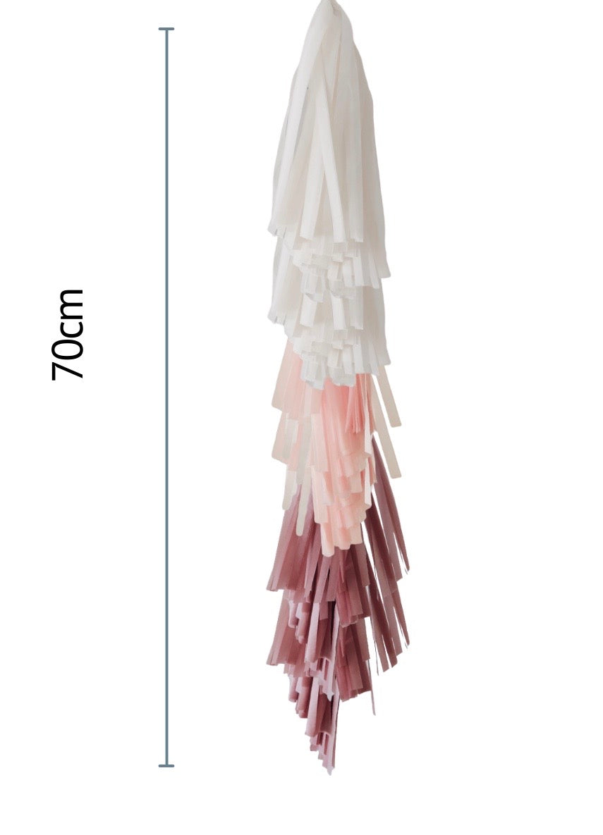 Tassel Pink Dust 70 x 25 cm 2