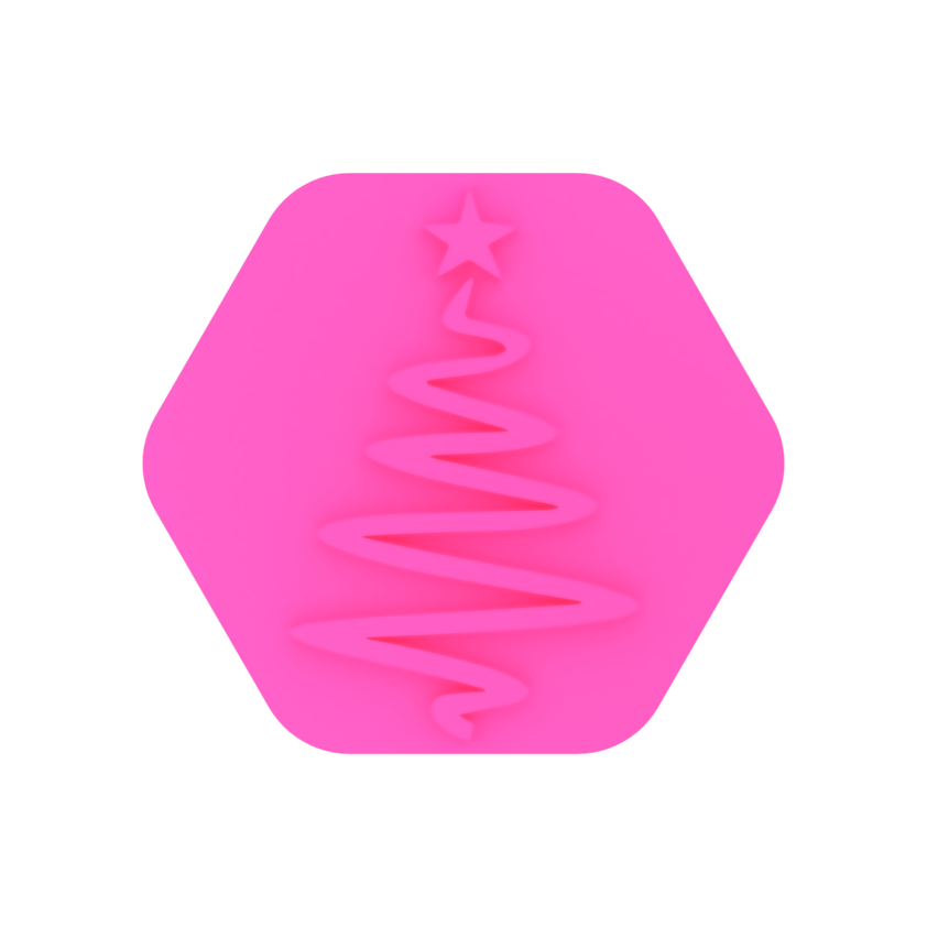 Christmas Tree Cookie Stamp 2