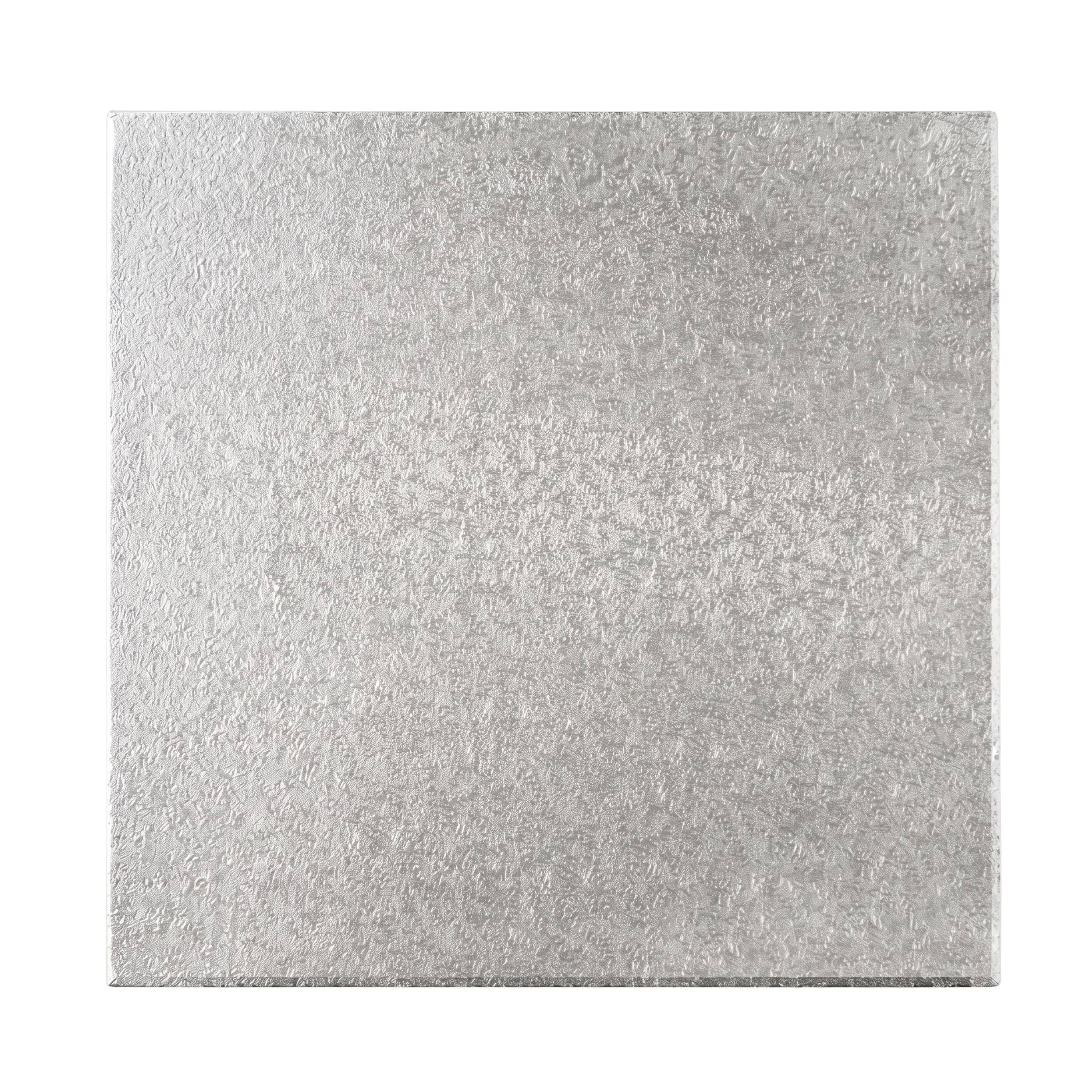 Kakebrett kvadrat, 2pk, Sølv 25x25cm