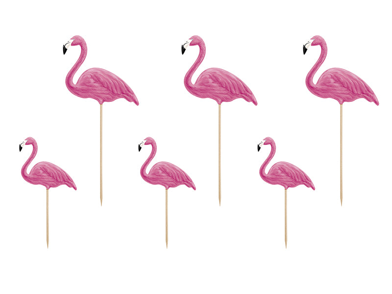 Sticks Flamingo 15-23cm, 6 stk