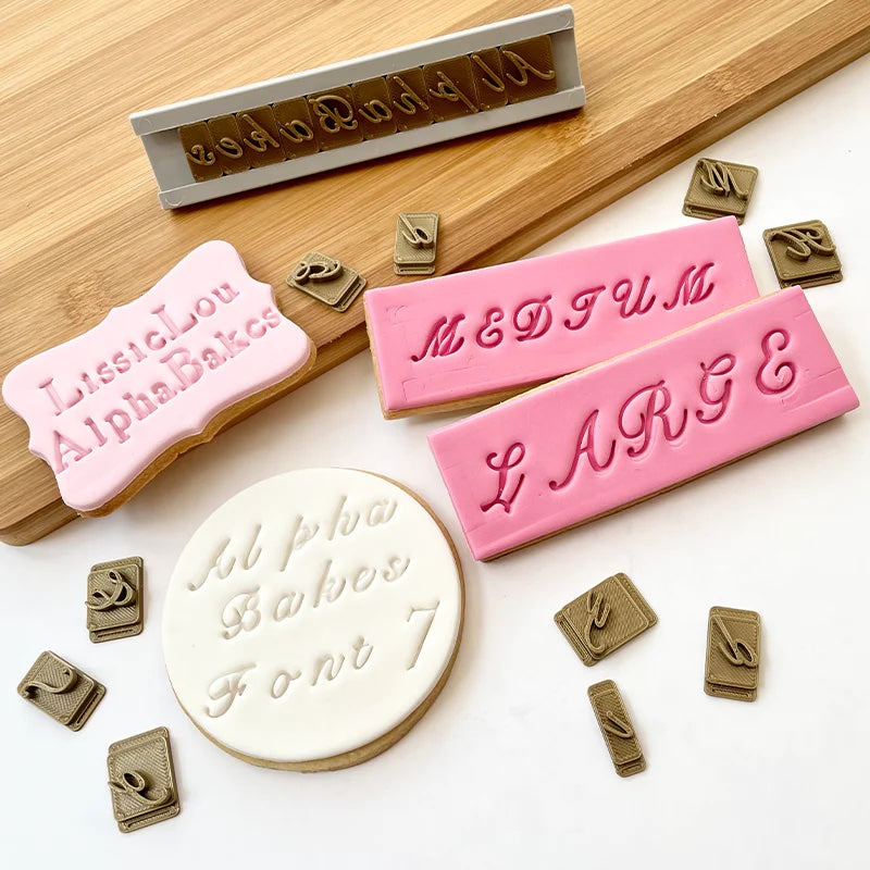 Alfabet Font 7 Large Uppercase