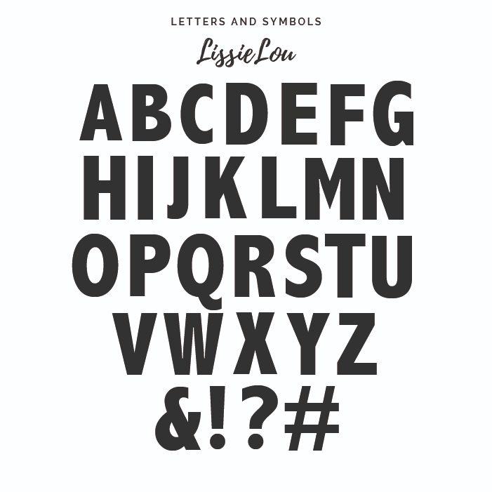 Bokstav Utstikker &, 8 cm 3