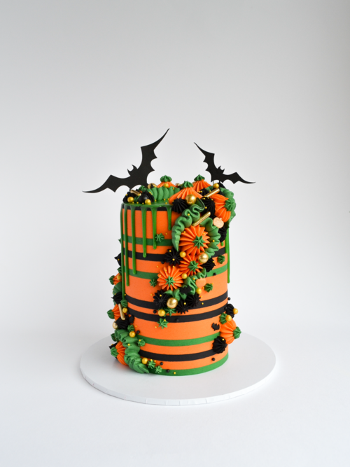 Kakeskrape Metall Dobbelsidet Smale Striper (style 5