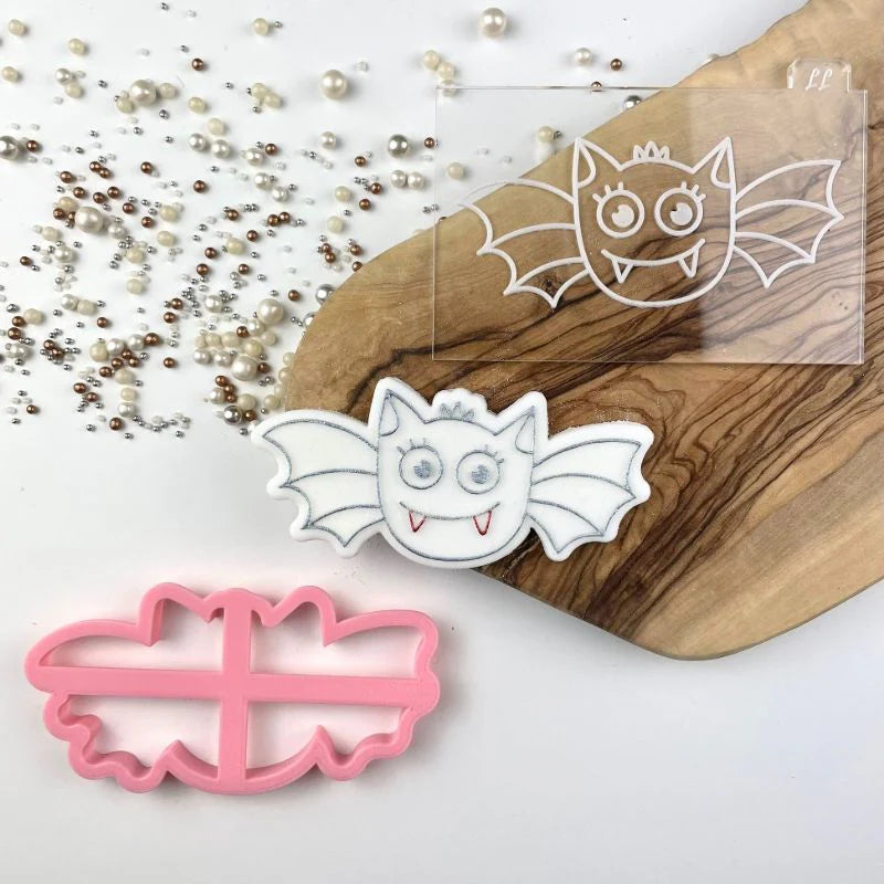 Flaggermus Halloween utstikker og embosser