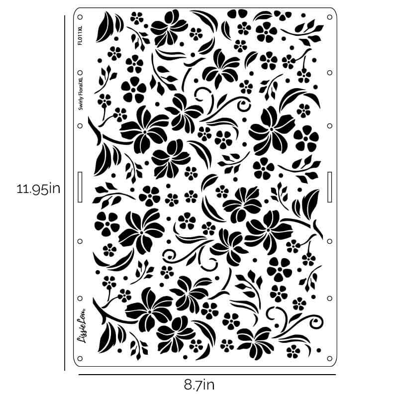 Kakestensil Blomster XL 2