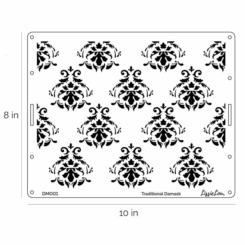Damask Kake Stensil 2
