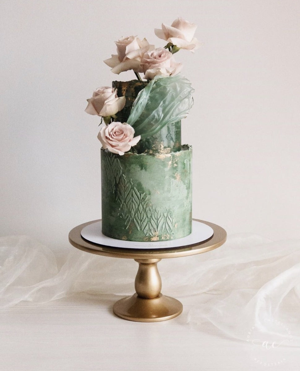 Forever Leaves Kake Stensil 3