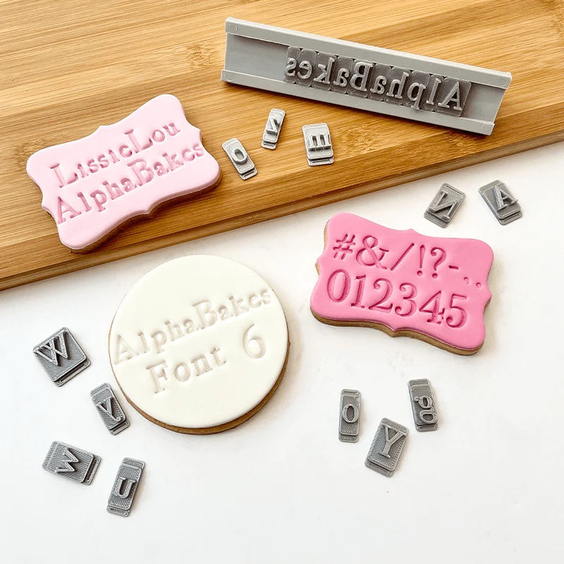 Tall og symboler Font 6 Large