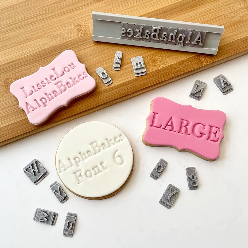 Alfabet Font 6 Large Uppercase