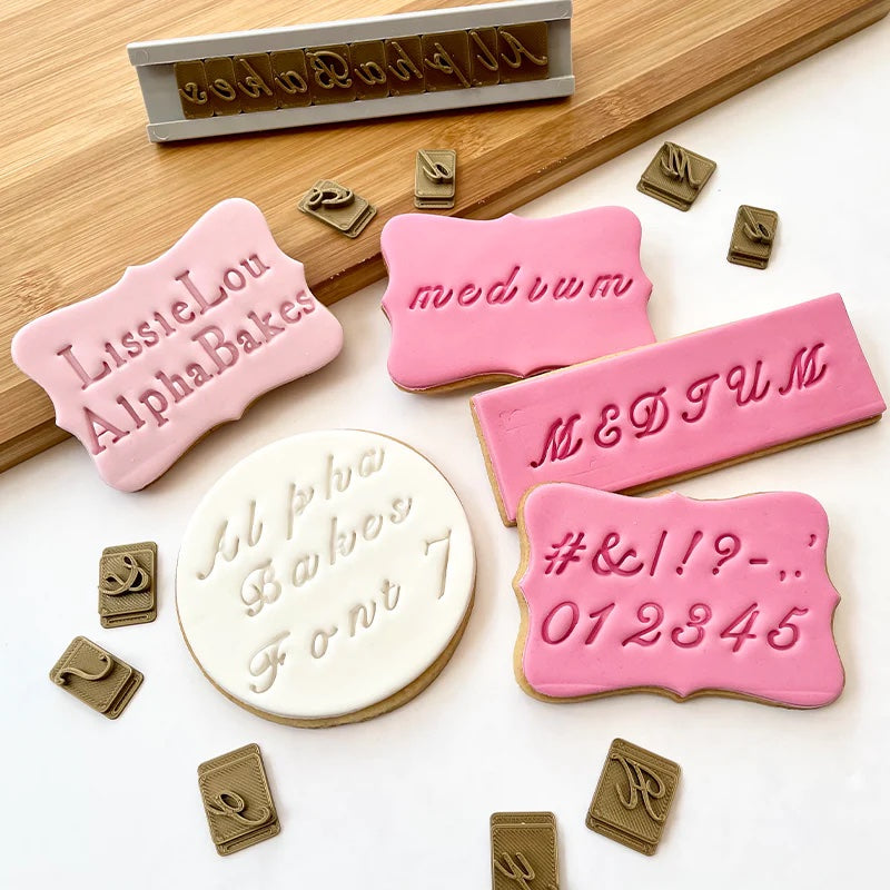 Alfabet Font 7 Medium Uppercase