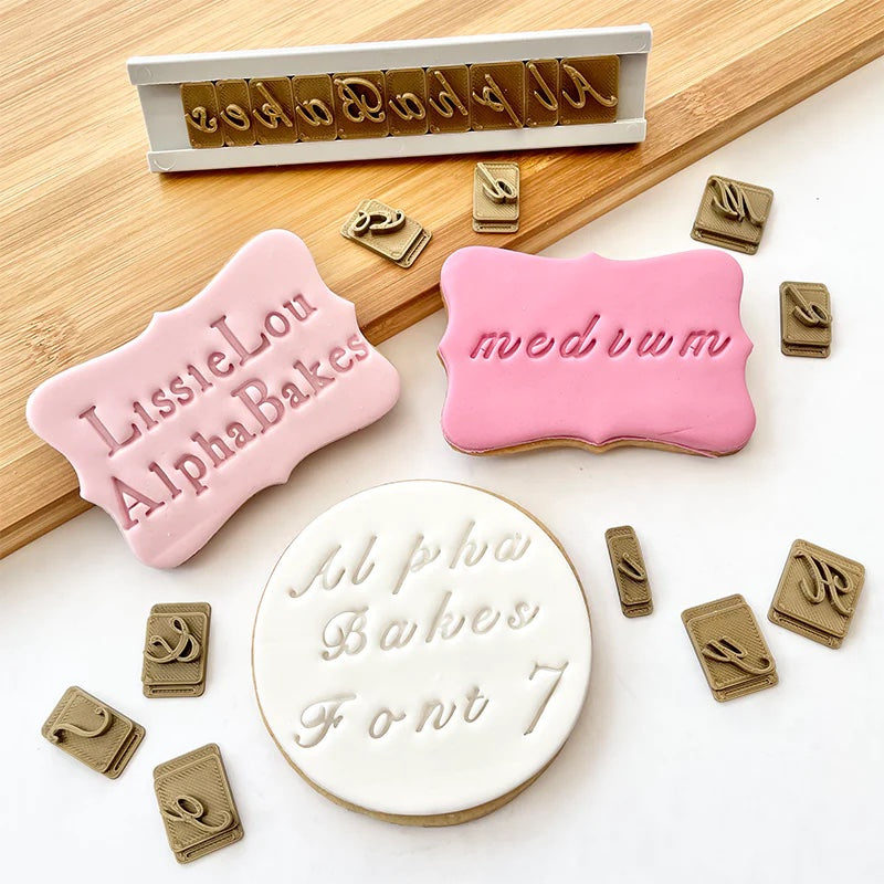 Alfabet Font 7 Medium Lowercase