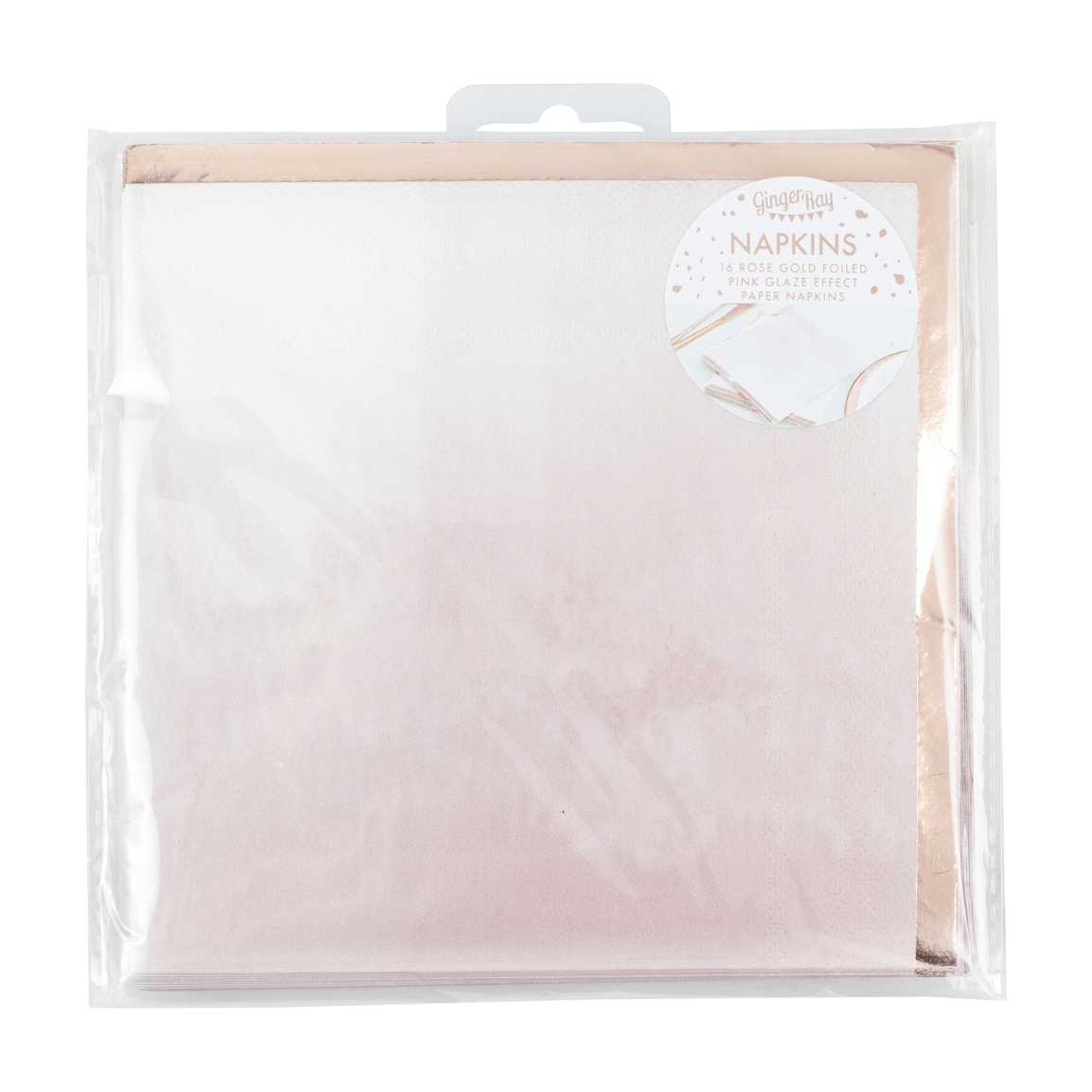 Servietter Pastel Pink 8stk 3