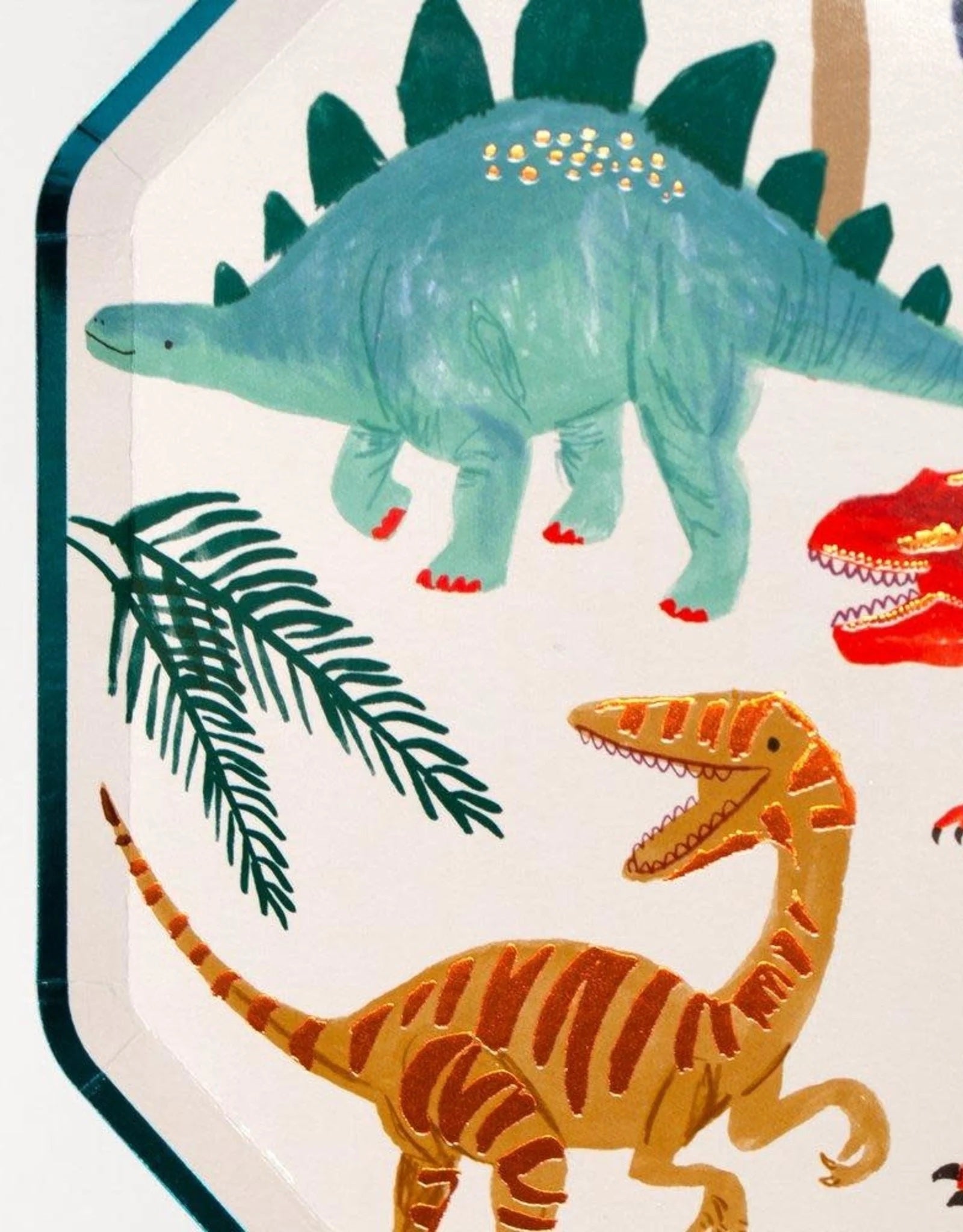 Meri Meri Tallerkener Dinosaur Kongedømme 2