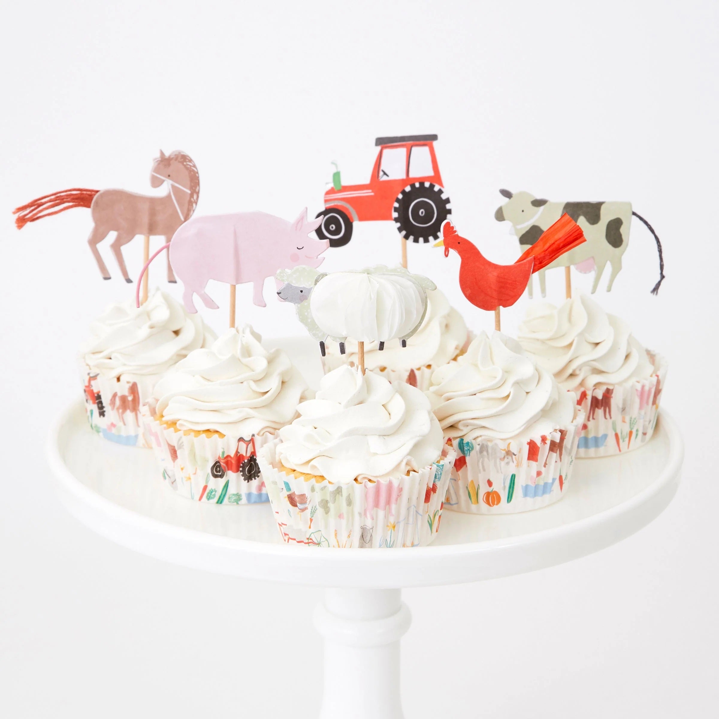 Meri Meri Cupcake Kit På Gården 48 dl 2