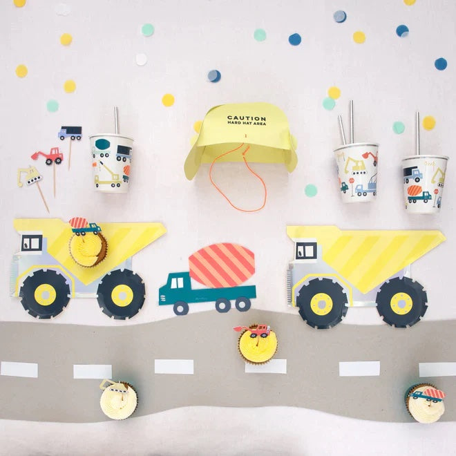 Meri Meri Tallerkener Dumper Anleggmaskin Store 3
