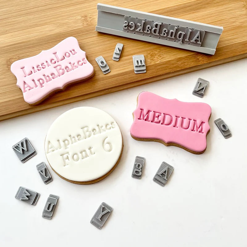 Alfabet Font 6 Medium Uppercase