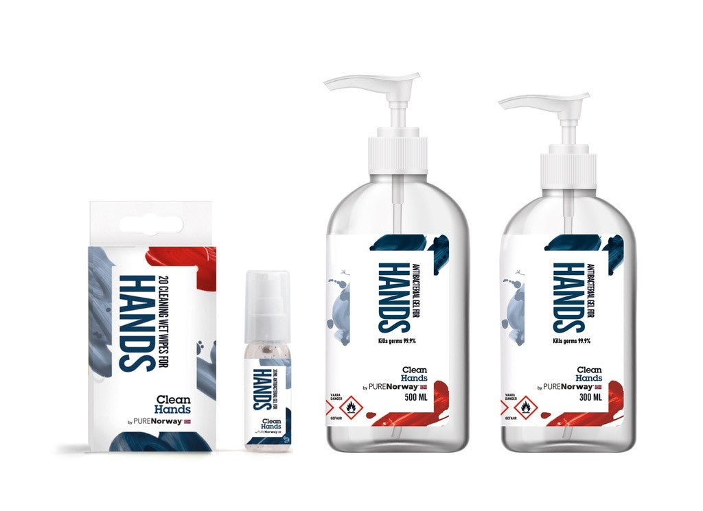 Antibac gel Hånd 300 ml, PURENorway 2
