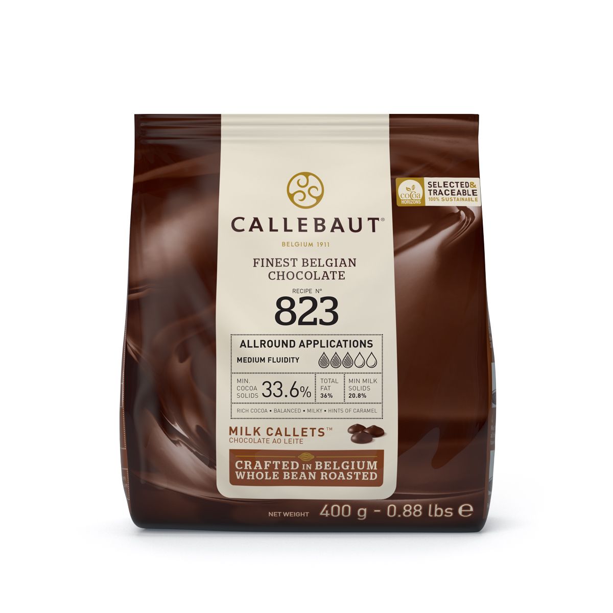 Callebaut 823 lys sjokolade 33,6% 400g
